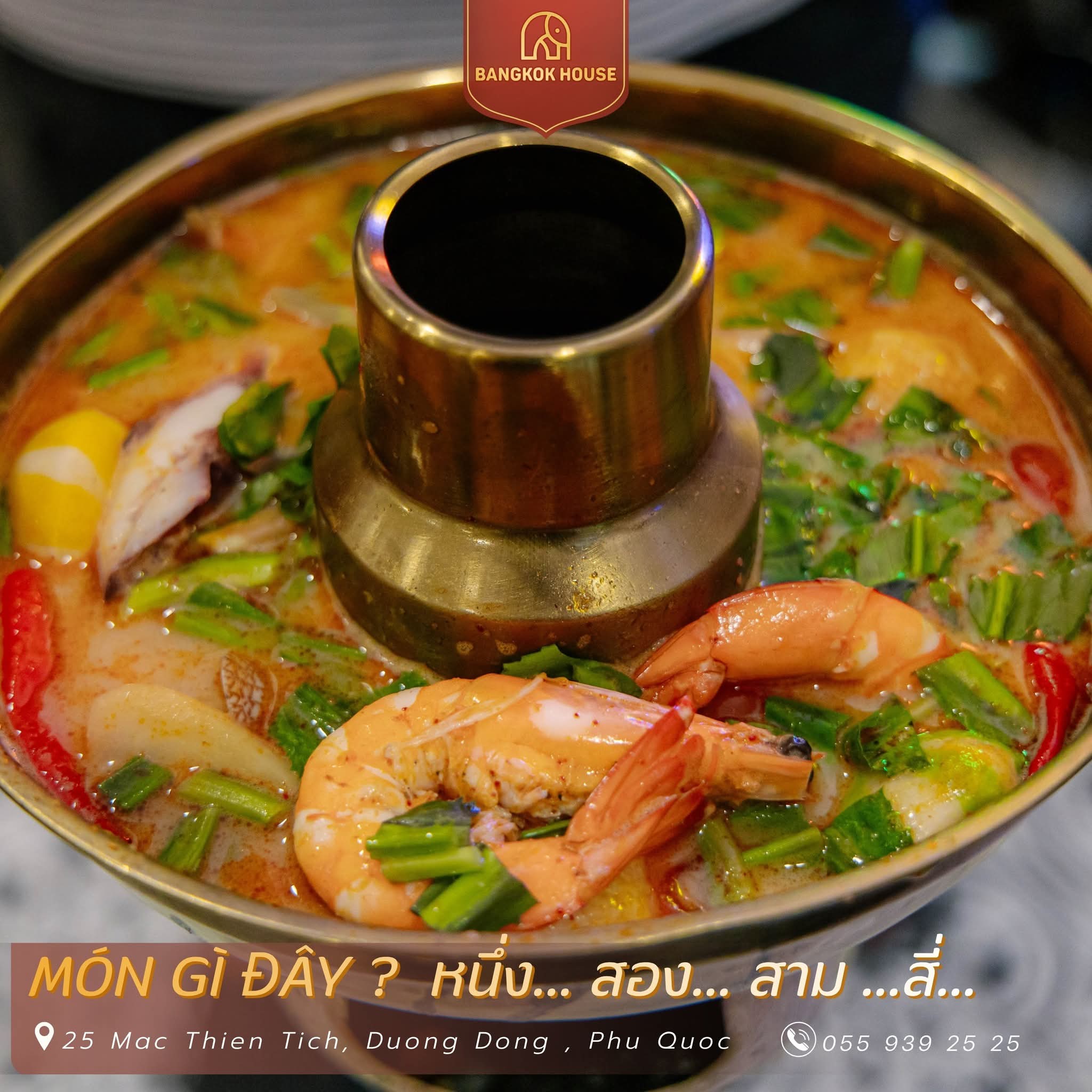 Nhà hàng Bangkok House Phú Quốc - Chuẩn hương vị Thái Lan giữa lòng đảo ngọc
