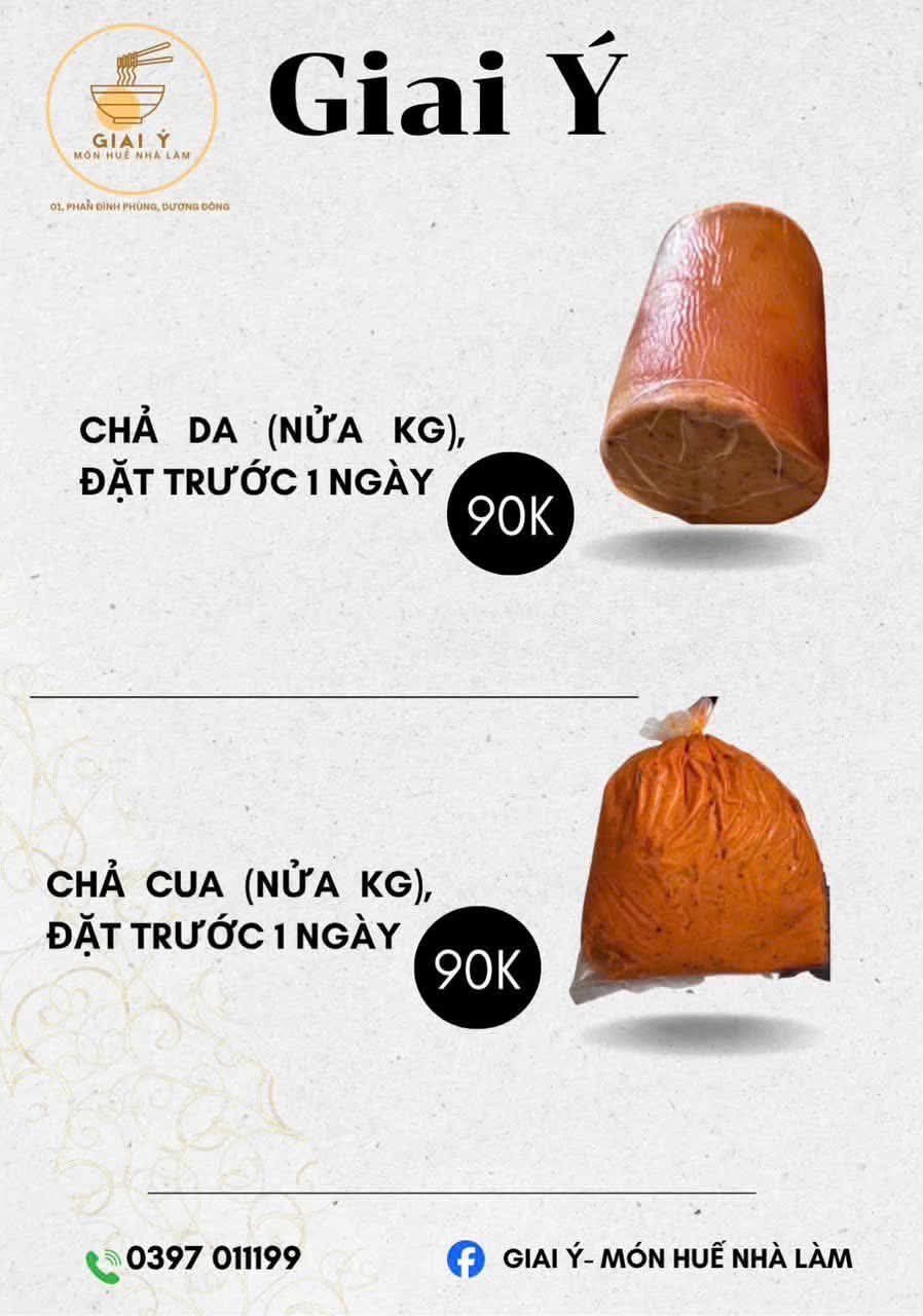 Quán ăn Giai Ý Phú Quốc - Món Huế nhà làm, đậm đà hương vị cố đô giữa lòng đảo ngọc