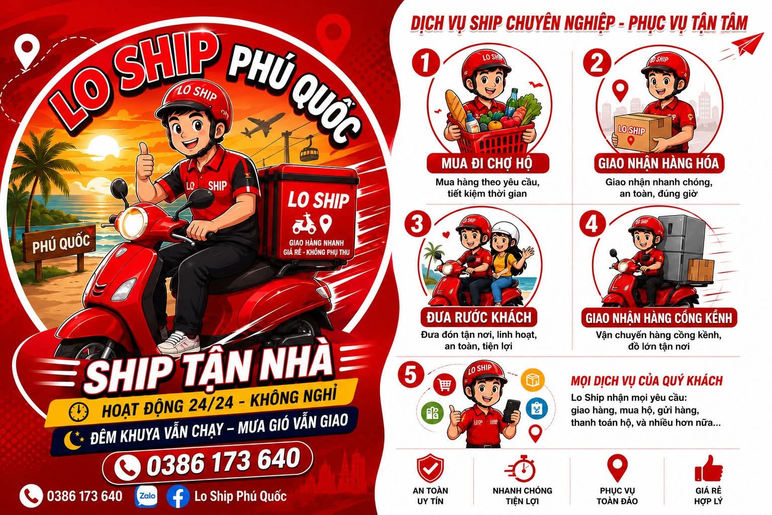 Dịch vụ giao hàng, mua hộ tại Phú Quốc - Nhanh chóng, tiện lợi