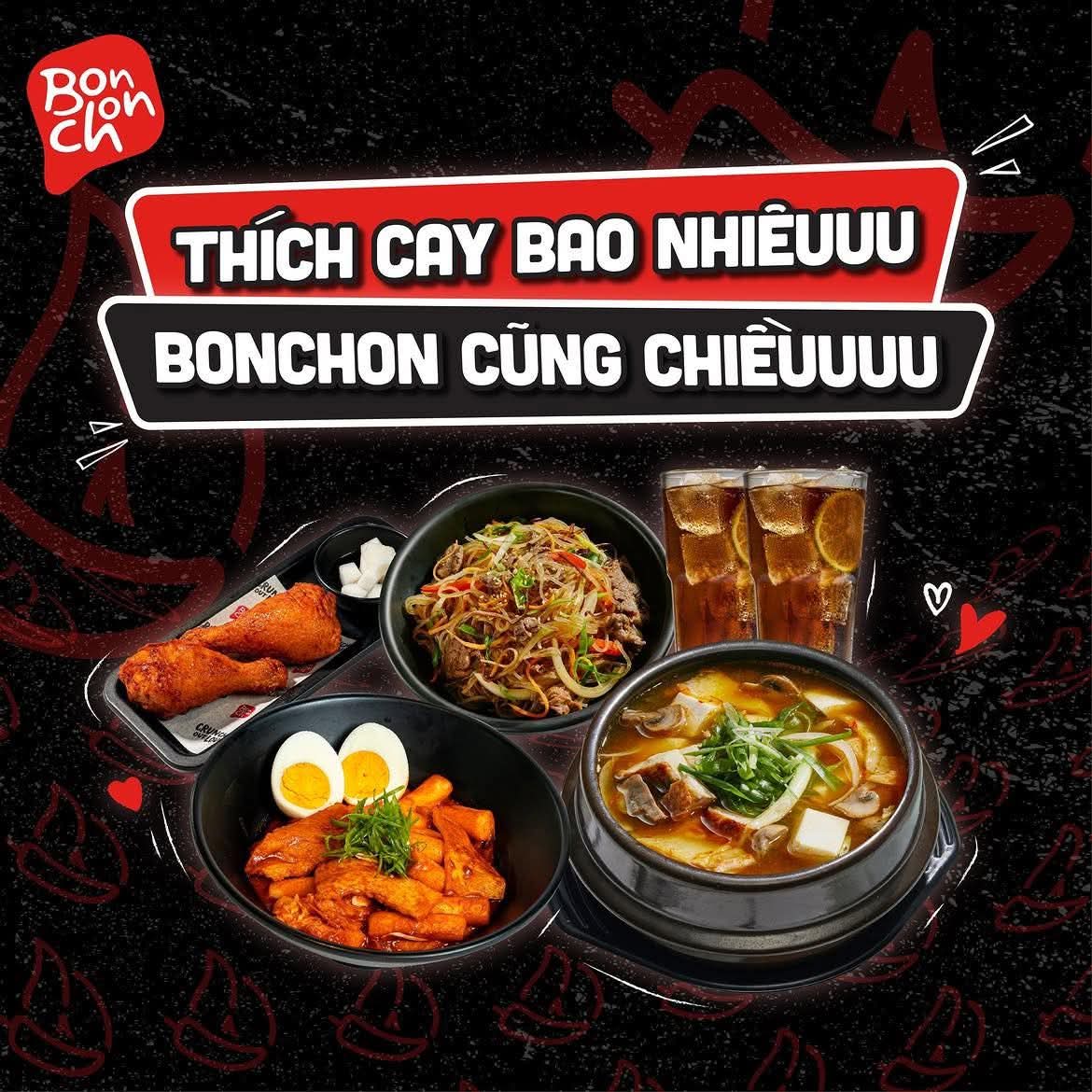 Nhà hàng Bonchon đường Trần Hưng Đạo - Gà rán Hàn Quốc giữa trung tâm Dương Đông