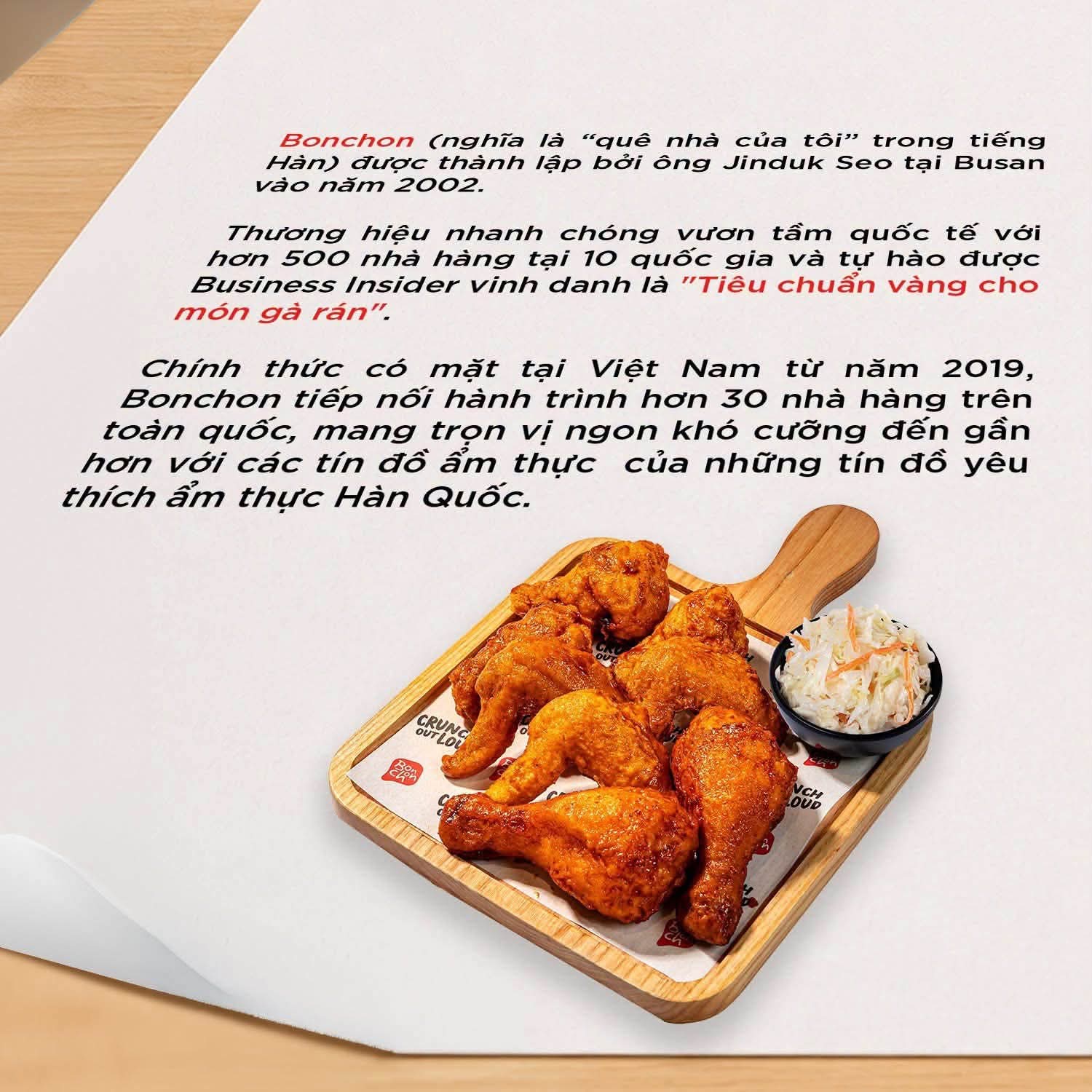 Nhà hàng Bonchon đường Trần Hưng Đạo - Gà rán Hàn Quốc giữa trung tâm Dương Đông