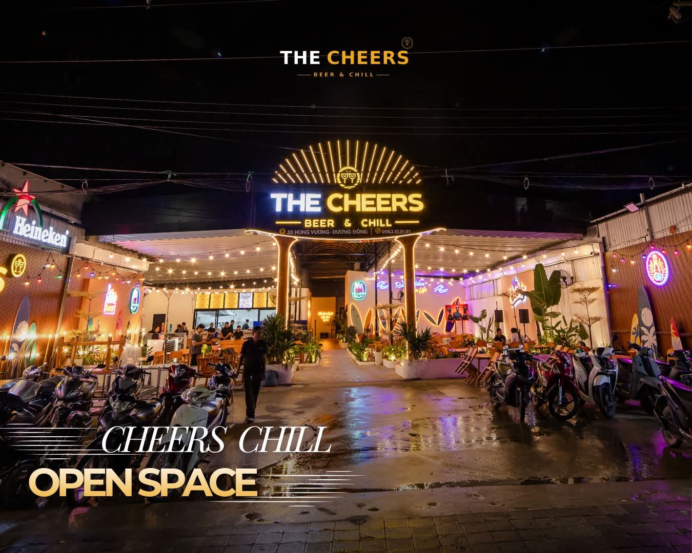 Nhà hàng The Cheers Phú Quốc - Toạ độ "Beer & Chill" gây thương nhớ tại trung tâm Dương Đông 
