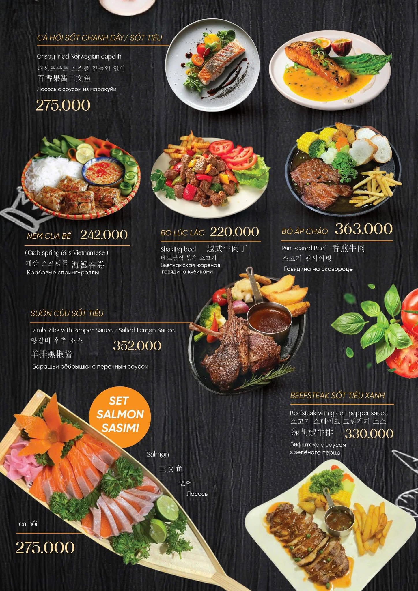 Nhà hàng Paradiso tại Sunset Town Phú Quốc - Khám phá trải nghiệm ẩm thực giữa lòng Thị trấn Hoàng Hôn